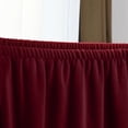 thumbnail image 3 of Irfora Funda para silla Fundas de terciopelo para silla Fundas protectoras para silla de comedor suave lavable extraíble Rojo vino Irfora Funda de silla, 3 of 7