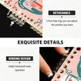 thumbnail image 3 of FORMRS 1-Subject Spiral Notebook 8" x 5" College Ruled 60 Refillable Sheet A5 Hard Cover, 2 Pack, Pink Christmas Snowman, 3 of 7