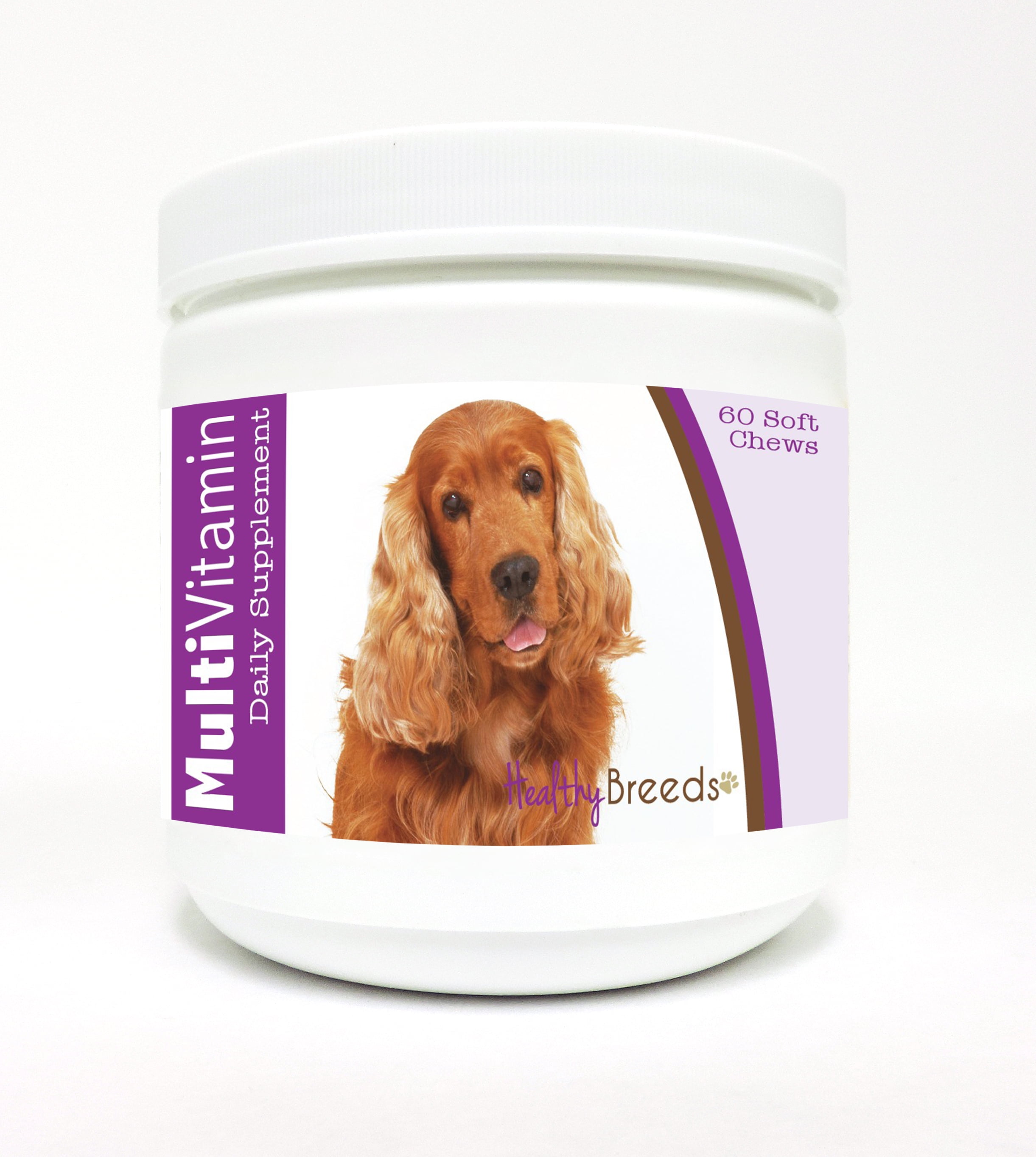 Healthy Breeds Dog MultiVitamin Soft Chew for Cocker Spaniel, Daily