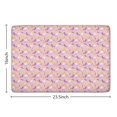 thumbnail image 5 of Pink Cartoon Unicorn Dessert Flannel Non Slip Door Rugs,Washable Door Mats Indoor,Decorative Door Mats,Dirt-Resistant and Absorbent Doormat for Entrance,Bedroom,Kitchen,Bathroom,23.5"x16", 5 of 5