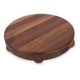 thumbnail image 3 of John Boos B Series Round Wood Cutting Board with Feet, 12" x 12", Walnut, 3 of 7