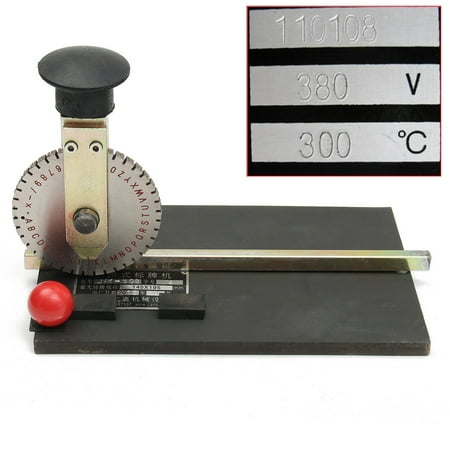 Handheld Embosser - Manual Stamping Embosser Embossing Machine Metal Deboss Plate Dog Tag Printer