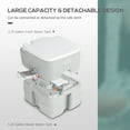 thumbnail image 4 of Outsunny 5.3 Gallon Portable Camping Toilet for Adults with Level Indicator, 4 of 10