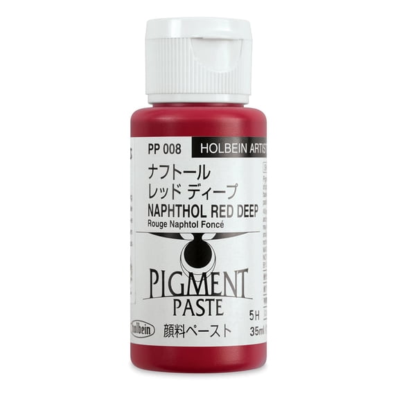Holbein Tosai Pigment Paste - Naphthol Red Deep, 35 ml