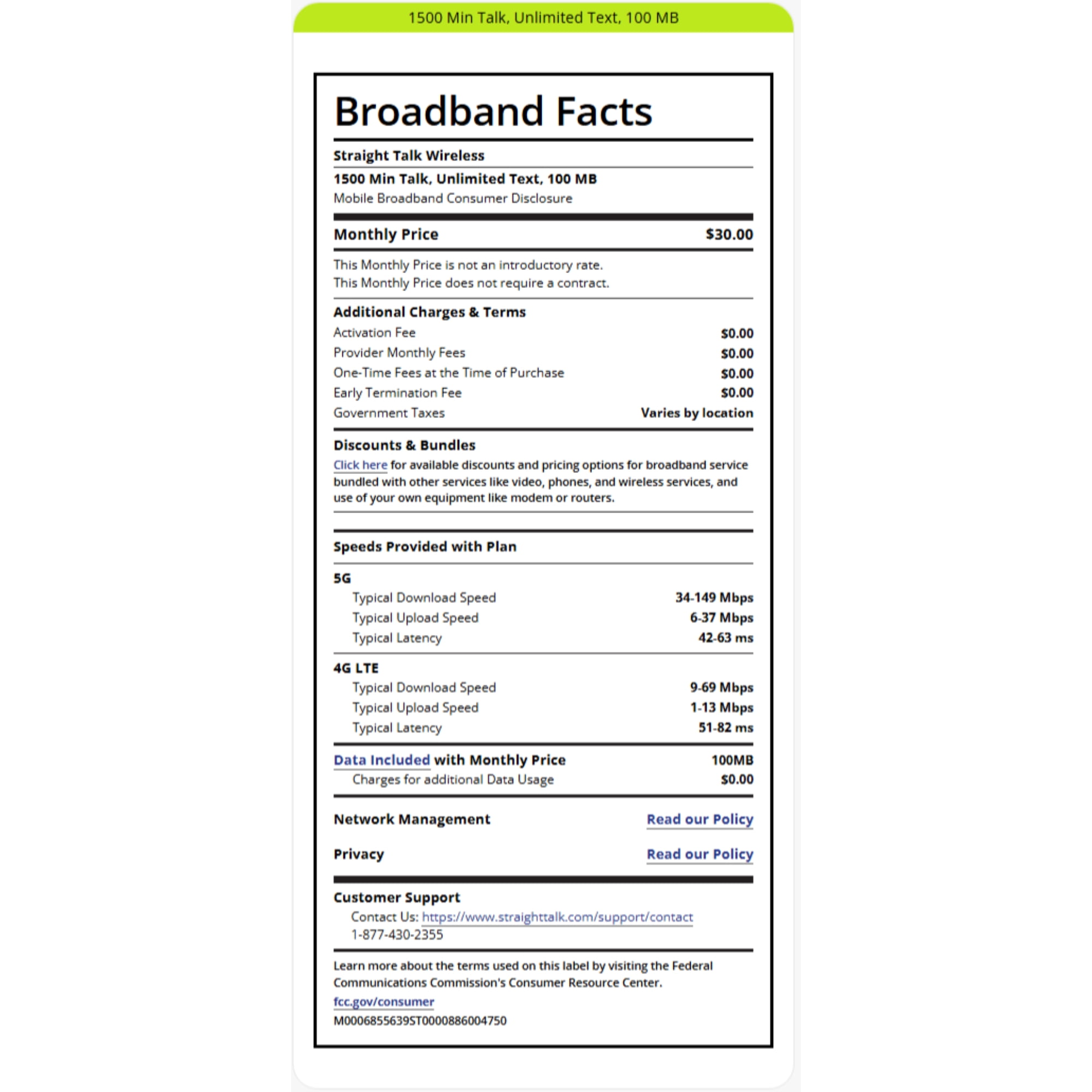 Straight Talk $30 Basic Flip Phone 30-Day Prepaid Plan e-PIN Top Up (Email Delivery)
