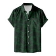 thumbnail image 5 of Hawaiian Shirt for Men Summer Short Sleeve Button Down Lapel Collar Floral Print Casual Beach Shirt Vacation Outfits, 5 of 6