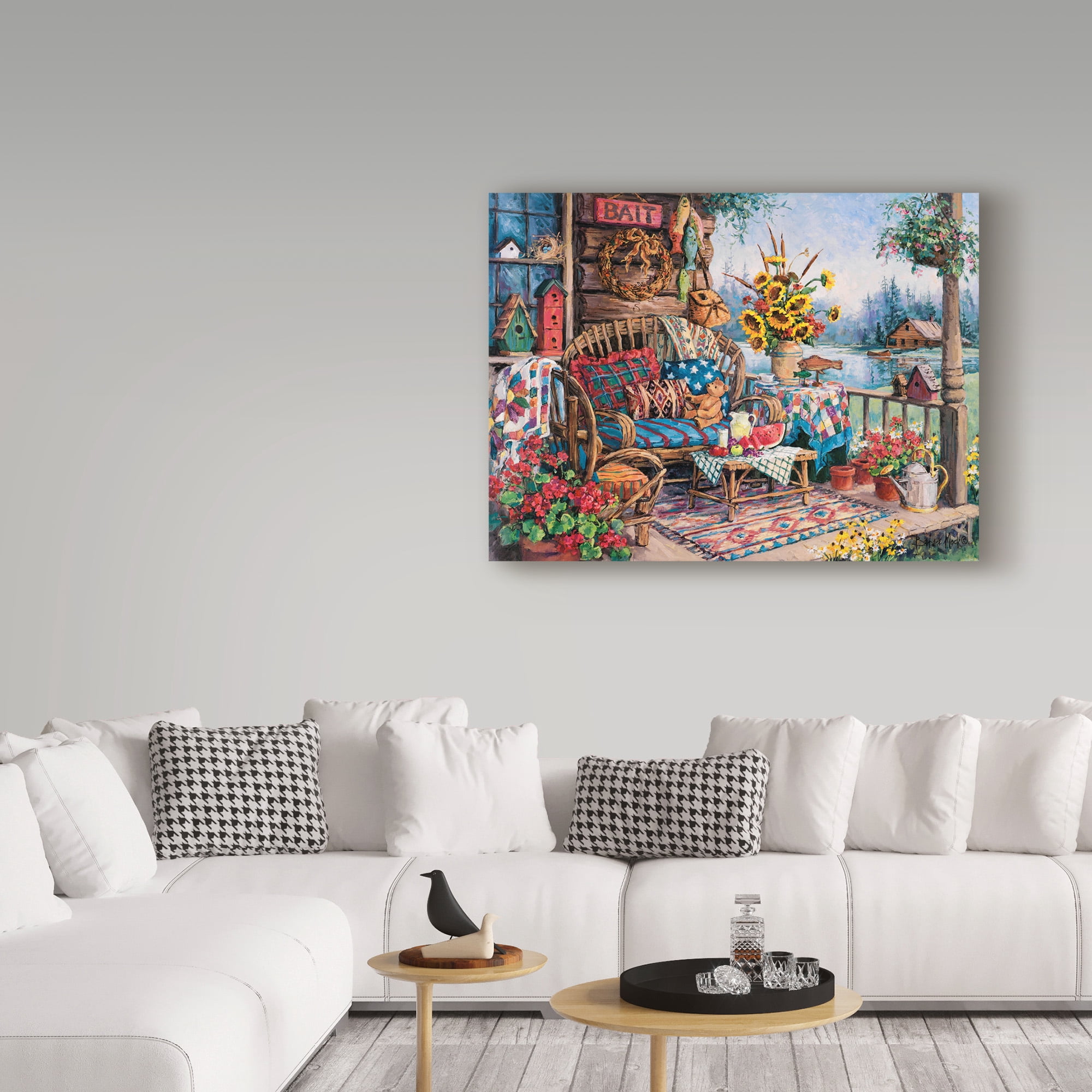 Trademark Fine Art 'Country Hideaway' Canvas Art by Barbara Mock