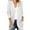 White, variant on Hfyihgf Women's Long Sleeve Open Front Cardigans Casual Solid Color Lightweight Soft Knit Sweaters Outerwear Khaki S
