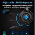 thumbnail image 4 of HP Wired Stereo Gaming Headset with mic, for PS4, Xbox One, Nintendo Switch, PC, Mac, Laptop, Over Ear Headphones PS4 Headset Xbox One Headset and LED Light, 4 of 5