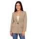thumbnail image 1 of Saco largo de Mujer Elegante Atemporal Beige Mediana, 1 of 3