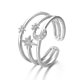 thumbnail image 1 of Dainty Crystal Astral Moon Open Ring Diamond Adjustable Finger Thumb Band Jewelry Gifts BB, 1 of 4