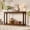 Brown, variant on Sofa Table for Behind Couch, 55 Inch Narrow Console Table with Curved Legs and Open Shelf, Slim Entryway Hallway Table for Living Room, Black