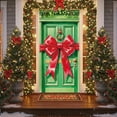 thumbnail image 5 of Antqov Christmas Door Cover 71x35" Christmas Front Door Banner Hanging Backdrop Christmas Decorations for Indoor Outdoor Holiday Party Decor Gifts, 5 of 9
