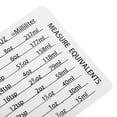 thumbnail image 5 of Reusable Measure Conversion Chart Magnetic Measure Conversion Chart for Kitchen, 5 of 6
