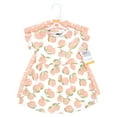 thumbnail image 2 of Hudson Baby Infant and Toddler Girls Cotton Dresses, Sweet Peach, 9-12 Months, 2 of 4