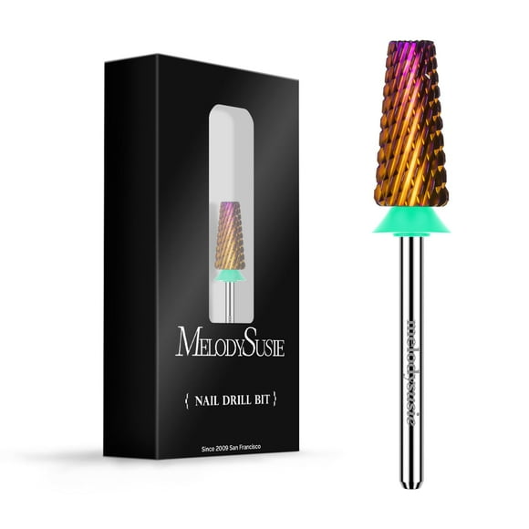 Brocas para uñas MelodySusie Professional 5 en 1 de carburo de tungsteno