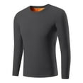 thumbnail image 5 of WTOBBY Men's Lined Sweatshirt with Premium Heavy-Weight Fleece, Thick Thermal Pullover for Warmth and Comfort in Cold Weather Conditions,Dark Gray 3XL, 5 of 7