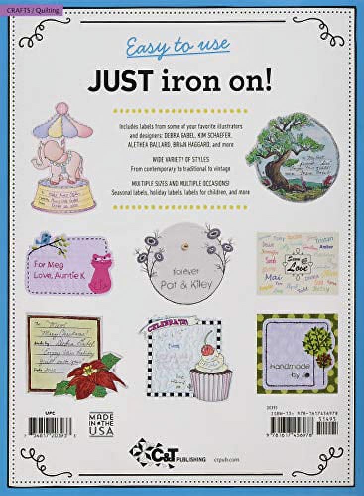 Best-Ever Iron-On Quilt Labels-Variety Of Styles