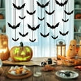 thumbnail image 3 of Dserhfy Halloween Hanging Bats Decorations Large Flying Bats with Glowing Eyes for Indoor Outdoor Tree Porch Yard Lawn Home Decor, 3 of 7