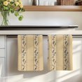 thumbnail image 7 of Khaki Flower Branch Kitchen Towels Set of 1, Spring Summer Farmhouse Botanical Absorbent Dish Towels for Kitchen, Microfiber Hand Towel, Quick Drying Tea Towel for Cleaning Decorative Dishcloths, 7 of 7