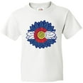 thumbnail image 3 of Inktastic Colorado Flag Sunflower Youth T-Shirt, 3 of 5