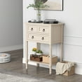 thumbnail image 2 of Costway Console Entryway Table with 3 Drawers Open Shelf for Hallway Living Room Beige, 2 of 9