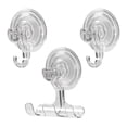 thumbnail image 2 of Clear Vacuum Suction Hooks Washable Vacuum Suction Hooks For Bathroom Kitchen Living Room, 2 of 3