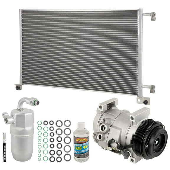 For Chevy Silverado GMC Sierra V6 A/C Kit w/ AC Compressor Condenser Drier - BuyAutoParts