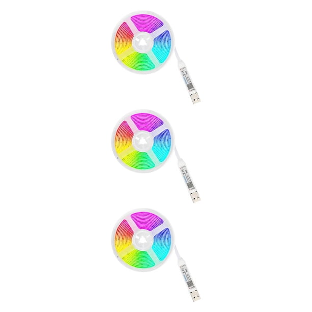 Advancent Cadena de luz LED USB Powered 5050 RGB Tira de luz Cadena de lámpara de control Bluetooth, 4 metros, 72 luces, no resistente al agua Type1 NO1 Advancent CBP077047