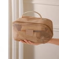 thumbnail image 3 of Large Capacity Convenient High-end Multifunctional Mesh Transparent Wash and Makeup Bag, 3 of 6