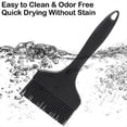 thumbnail image 4 of Extra- Pastry Brush-Silicone Basting Brush for Cooking, Heat Resistant Food Brush for BBQ, Dishwasher Safe Brush, 4 of 8