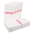 thumbnail image 1 of BRIGHTFUFU Servilletas de bolsillo con estampado de lazo, tenedor, servilletas de embalaje, papel de regalo desechable, decorativas, para restaurante y Hotel, 50 Uds., 1 of 8
