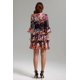thumbnail image 3 of Vestido Bellabarnetten Riaba minivestido con cuello en V en capas, 3 of 3