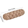 thumbnail image 3 of Eolstice Hand Knotted Long Lumbar Pillow, Soft Cozy Knot Cushion, Decorative Throw Pillow for Sofa Bedroom, Homestay Home Decor Accent, 3 of 5