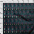 thumbnail image 2 of oneOone Viscose Chiffon Fabric Stripe & Paisley Ikat Printed Craft Fabric BTY 42 Inch Wide, 2 of 4