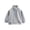 Grey, variant on KAUOD Boys Fleece Quarter Zip Jacket Oversized Stand Collar Pullover Sweatshirts Kids Fall Solid Casual Long Sleeve Preppy Clothes