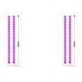 thumbnail image 1 of Transemion LED Growth Light Strips ABS Wire Control Phytolamp Adjustable Lantern Full IP20 Life Waterproof Flower Two Heads Red Blue 2Set, 1 of 6