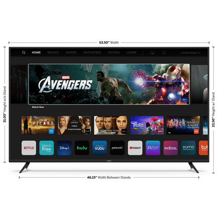VIZIO 60" Class 4K UHD LED SmartCast Smart TV HDR V-Series V605-H
