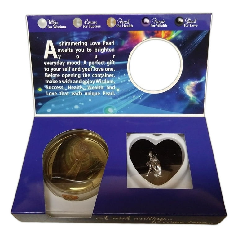 Love Pearl ZODIAC SIGN Necklace Kit Simulated Pearl in an Oyster AQUARIUS