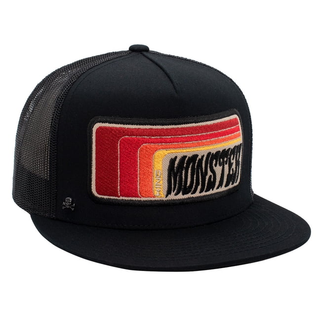 Gorra Plana Negra Unitalla Retro Stoner
