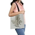 thumbnail image 2 of ABPHQTO White Ornamental Sea Coral Shot Angle Over White Canvas Bag Reusable Tote Grocery Shopping Bags Tote Bag 14x16 inch, 2 of 2