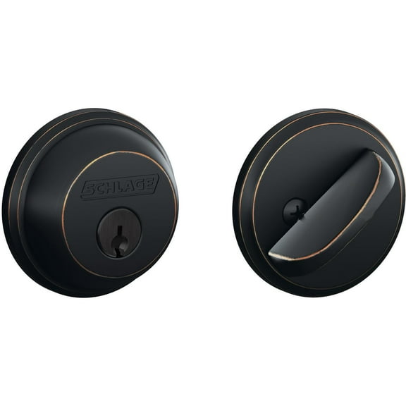 SCHLAGE Lock CO B60NV716 ABRZ 1 Cylinder DEADBOLT