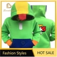 thumbnail image 3 of Sudaderas con capucha de anime para cosplay, camisetas con estampado 3D de 4 a 16 años, camisetas de manga corta, camisetas nuevas de dibujos animados de 2024, sudaderas con capucha de Leon Crow, 3 of 4