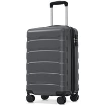 CQSXDA 20 Inch Hardshell ABS Carry on Luggage with Expandable Design and Spinner Wheels for Travel, TSA Lock