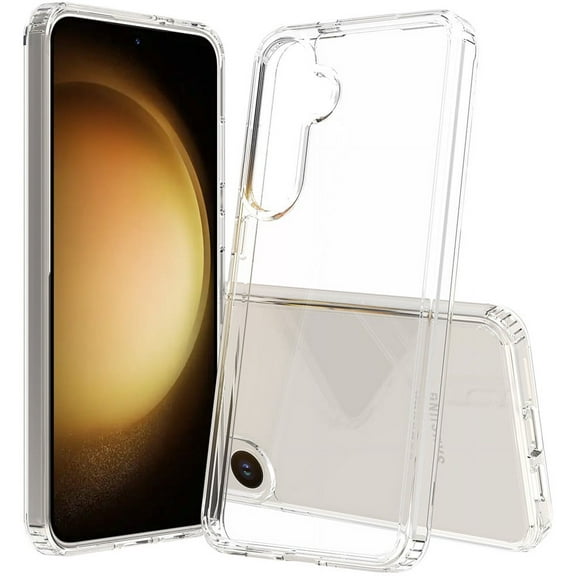 Clear Case for Samsung Galaxy S24 Plus, Aquaflex Semi-Flexible TPU [Shock Absorbing] Transparent Phone Cover
