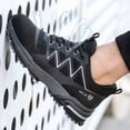 thumbnail image 2 of Zapatos de trabajo de construcción para hombres, botas de trabajo con punta de acero suave, flexibles para deportes al aire libre FLhrweasw  Nuevo, 2 of 9