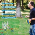 thumbnail image 3 of Tioncy Ring Toss Game, 30 botellas de vidrio, 150 anillos de colores, 3 of 6