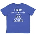 thumbnail image 3 of Inktastic Finally I'm the Big Cousin Youth T-Shirt, 3 of 5