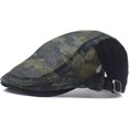thumbnail image 3 of CoCopeaunts Newsboy Cap Summer Cotton Flat Cap Ivy Caps Men Women Newsboy Cabbie Driver Solid Color Casual Camouflage Beret, 3 of 7