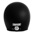 thumbnail image 5 of Simpson Motorcycle CHOP32X Chopper Helmet - Adult 2X-Large - Flat Black, 5 of 5